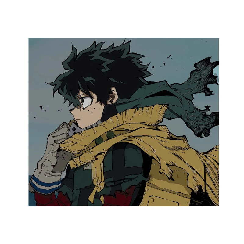 استیکر لپ تاپ و موبایل مدل انیمه طرح مدرسه قهرمانانه من ایزوکو میدوریا My Hero Academia Izuku Midoriya کد 3497