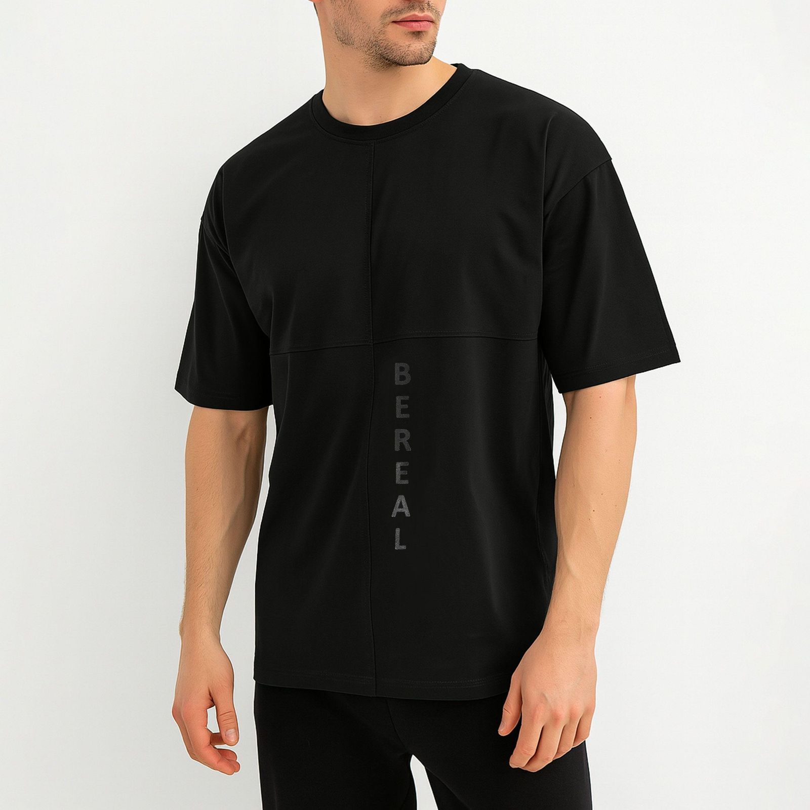 تی شرت اورسایز مردانه باینت مدل 816-3 - - 1