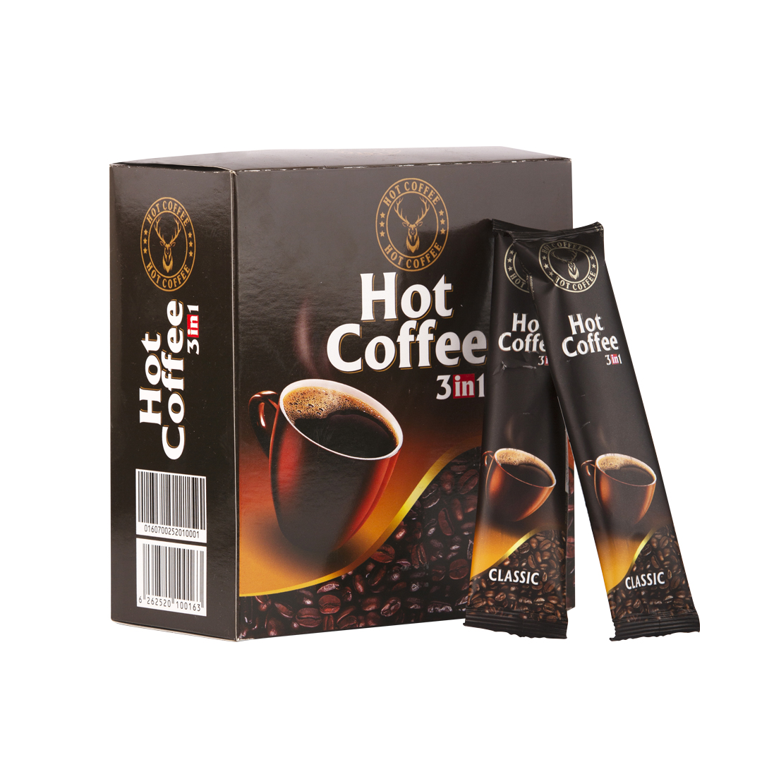 قهوه فوری مخلوط 1 × 3 قهوه داغ بیرجه بسته 25 عددی