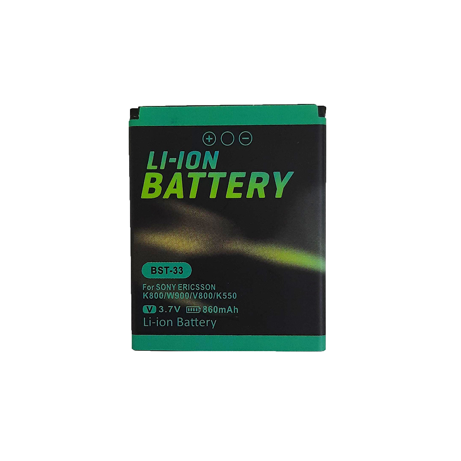 باتری موبایل مدل bst-33 ظرفیت 860 میلی آمپر ساعت مناسب برای گوشی موبایل سونی اریکسون k550