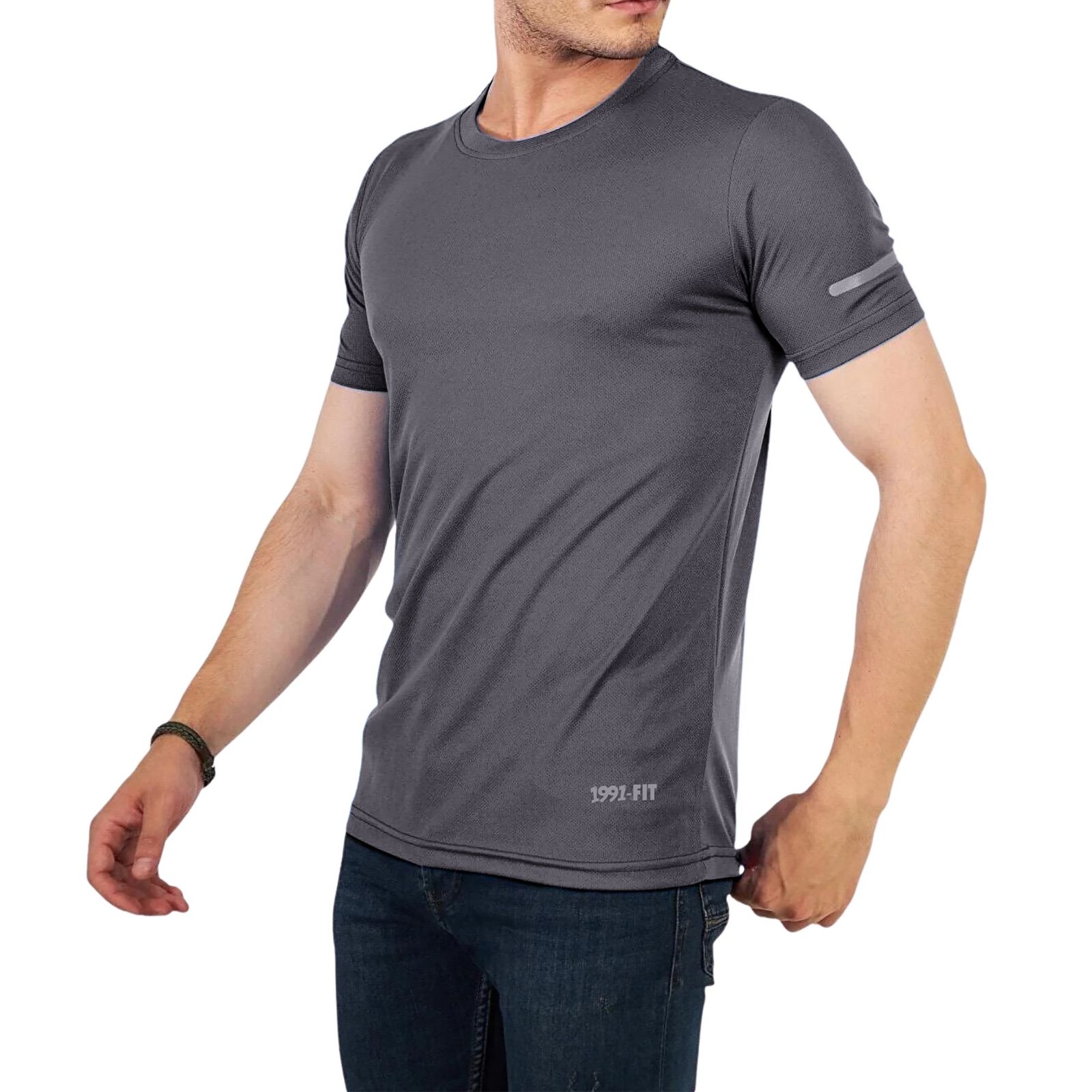 تی شرت ورزشی مردانه نوزده نودیک مدل TS1962 DG -  - 5