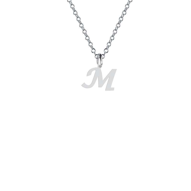 گردنبند نقره زنانه هایکا مدل حرف لاتین M کد n.ha2-309