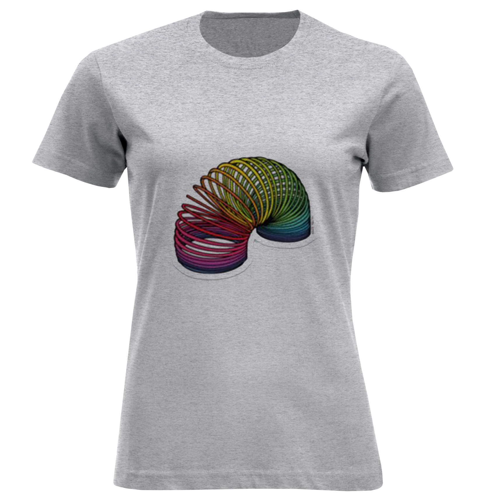 تی شرت آستین کوتاه زنانه مدل فنر D874