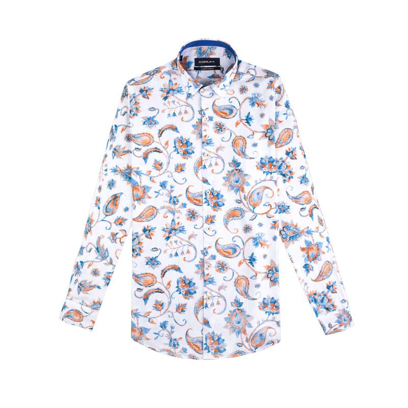 پیراهن آستین بلند مردانه کروم مدل 2210110