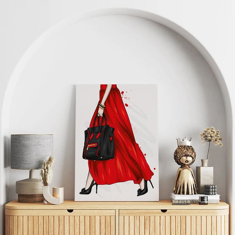 تابلو شاسی مدل دختر خوشتیپ کد T320650