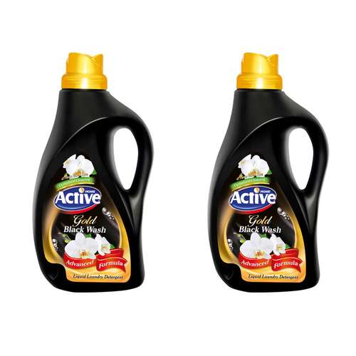 مایع لباسشویی مشکین شوی اکتیو مدل 01 وزن 2500 گرم بسته 2 عددی