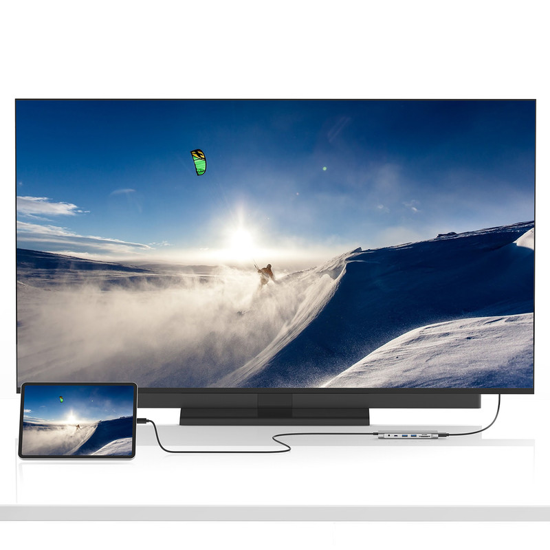 هاب 8 پورت USB-C لنشن مدل C37
