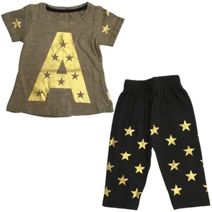 ست تی شرت و شلوارک دخترانه مدل S012