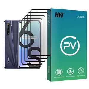 HVT PV Glass MIX004 Screen Protector For Realme 6S Pack Of 4
