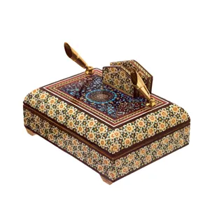 جاقلمی خاتم کاری مدل تذهیب کد 66-15-101
