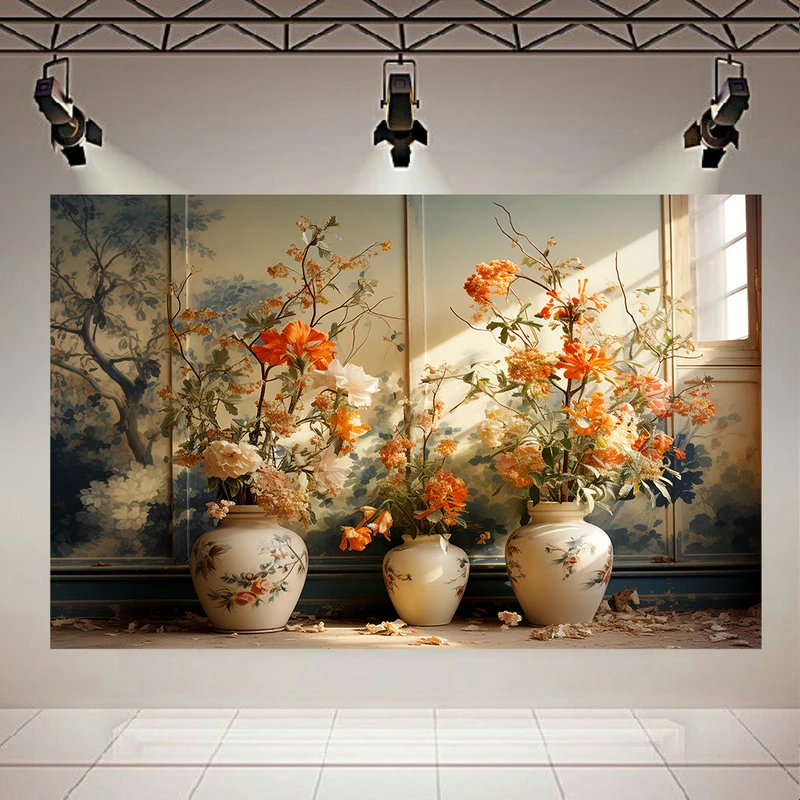 پوستر طرح گل مدل گلدان زینتی کد AR304960