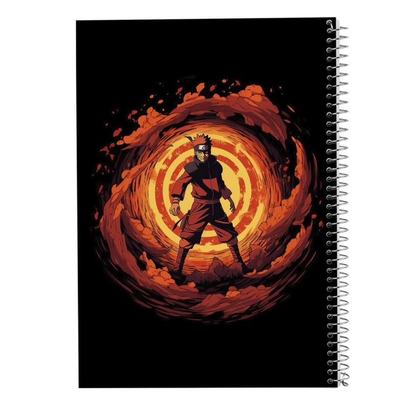 دفتر ژورنال نویسی 50 برگ مدوپد مدل نقطه ای طرح نارتو narto کد DF10554