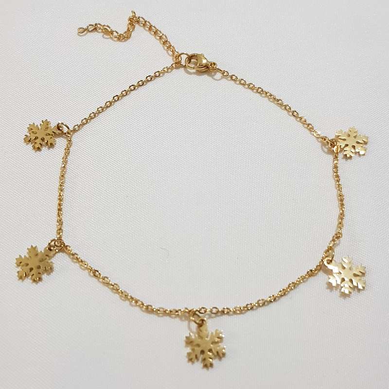 پابند زنانه مدل دانه برف کد 3320