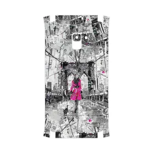 MAHOOT Collage of Catwalk Bridge-FullSkin Cover Sticker for Samsung Galaxy A8 Plus 2018