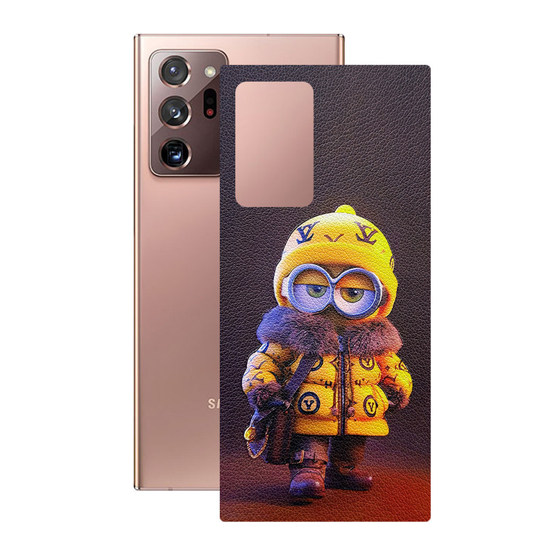 برچسب پوششی ریمکس مدل Leth طرح مینیون مناسب برای گوشی موبایل سامسونگ Galaxy Note 20 Ultra