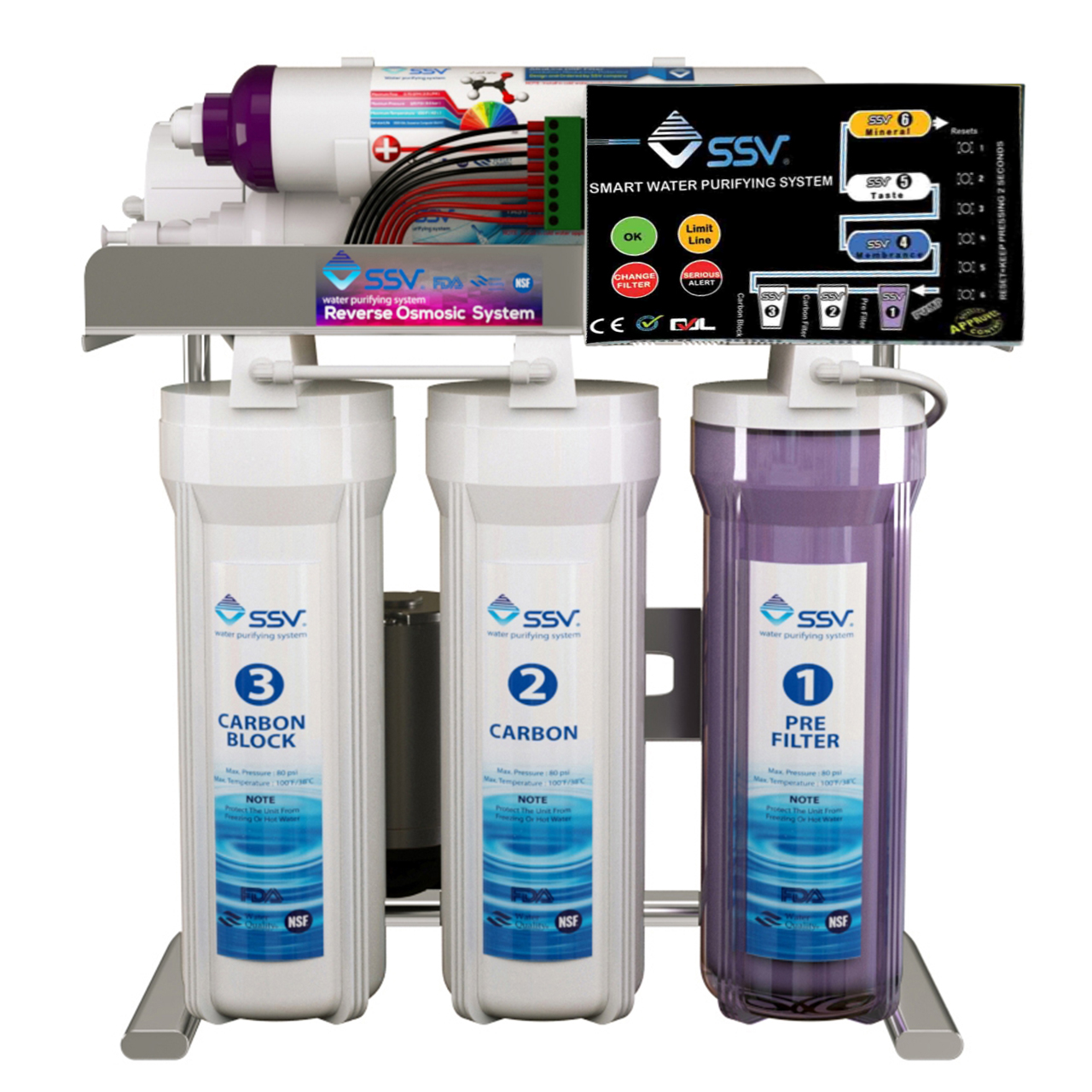 تصفیه کننده آب اس اس وی مدل Smart MaxClear S630