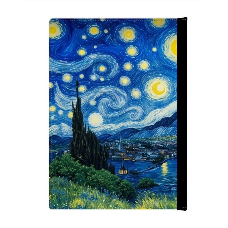 کلاسور مدل فانتزی طرح شب پرستاره کد 0103