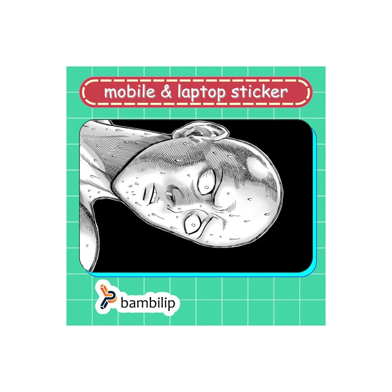 استیکر بامبیلیپ مدل کارت عابر طرح انیمه مرد تک مشتی کد 1603887