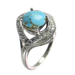 انگشتر نقره زنانه کد 120411