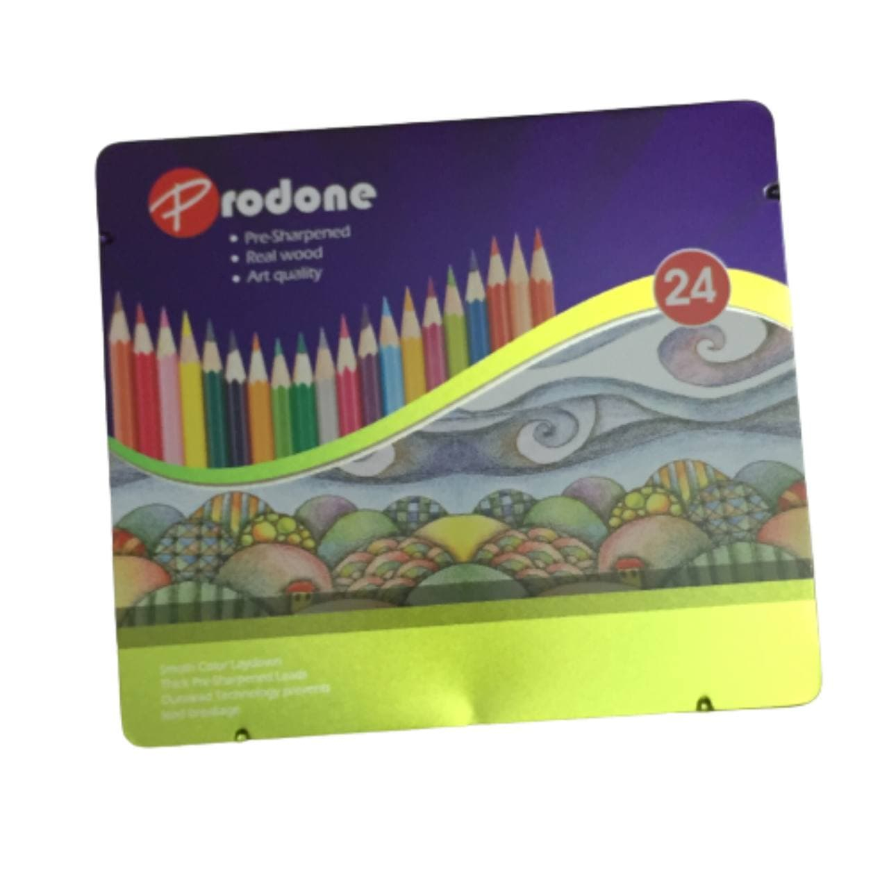 مداد رنگی 24 رنگ پرودون مدل کادویی