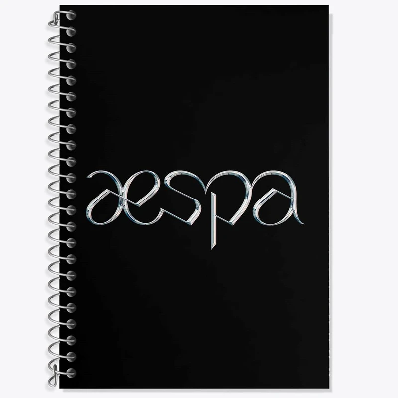 دفتر زبان 50 برگ خندالو مدل سه خط طرح گروه آسپا Aespa کد 12461