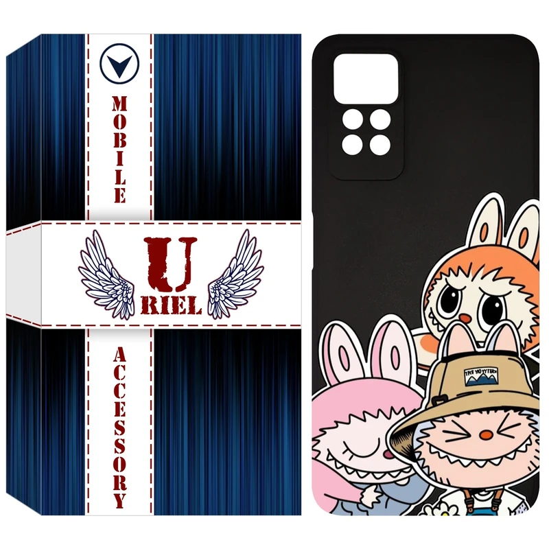 کاور یوریل مدل KSH کد 145 طرح عروسک لبوبو مناسب برای گوشی موبایل شیائومی Redmi Note 12 Pro 4G