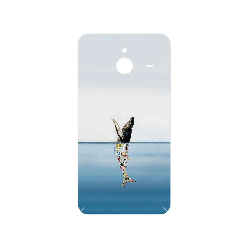 برچسب پوششی ماهوت مدل Collage of Sea Trash مناسب برای گوشی موبایل مایکروسافت Lumia 640 XL