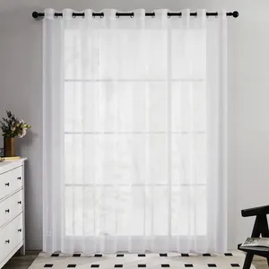 پرده مدل پانچ حریر سایز 280*300 سانتی متر