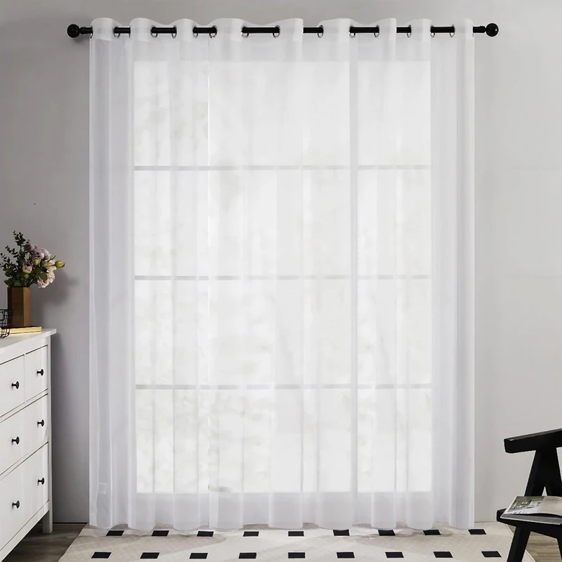 پرده مدل پانچ حریر سایز 280*300 سانتی متر