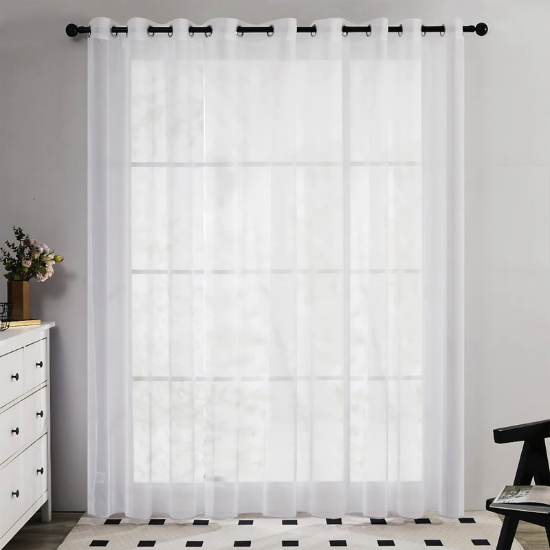 پرده مدل پانچ حریر سایز 280*300 سانتی متر