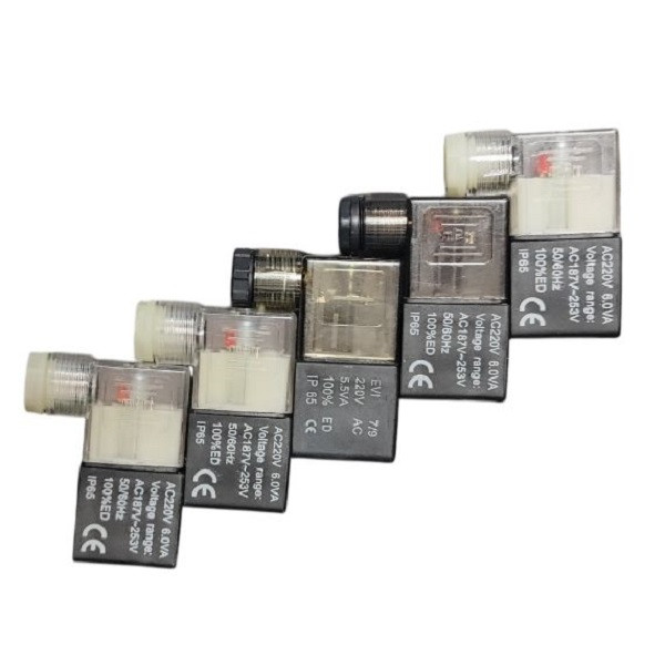 بوبین شیر پنوماتیک ای اس ان مدل 4V Coil بسته 5 عددی بوبین شیر پنوماتیک ای اس ان مدل 4V Coil بسته 5 عددی
