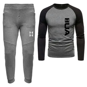 ست تی شرت و شلوار مردانه مدل 04081743 رنگ طوسی