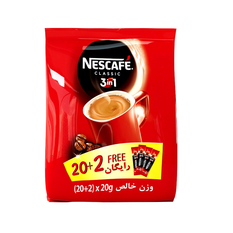 قهوه فوری 3 در 1 نسکافه - 22 ساشه 20 گرمی