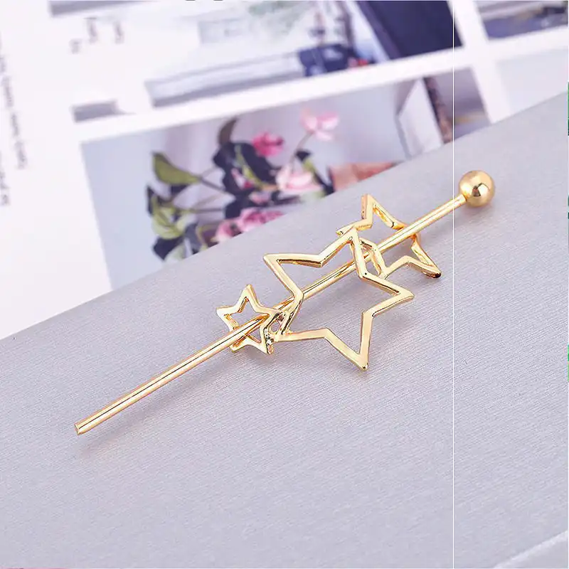 گیره مو زنانه مدل ژاپنی ستاره کد 00596