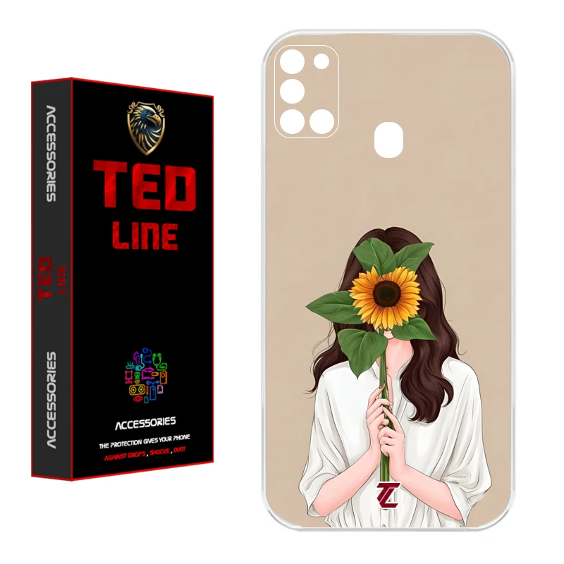 کاور تدلاین طرح دختر آفتابگردان کد 1153 مناسب برای گوشی موبایل سامسونگ Galaxy A21S
