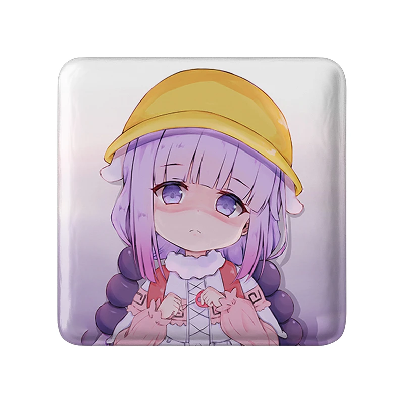 مگنت خندالو طرح کانا انیمه اژدهای خدمتکار کوبایاشی مدل مربعی کد 36315