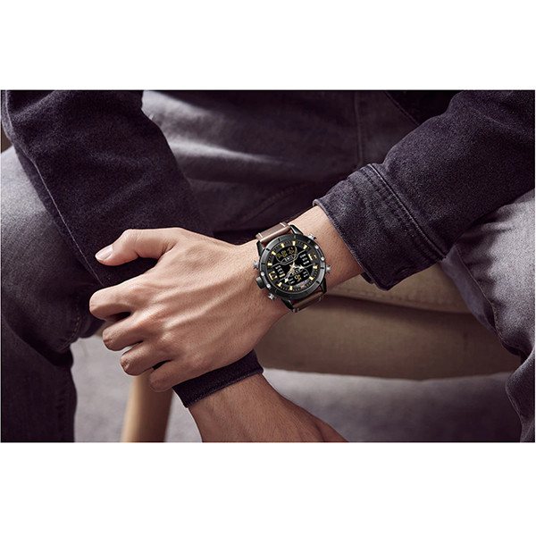 ساعت مچی عقربه‌ای مردانه نیوی فورس مدل NF9153L bybn