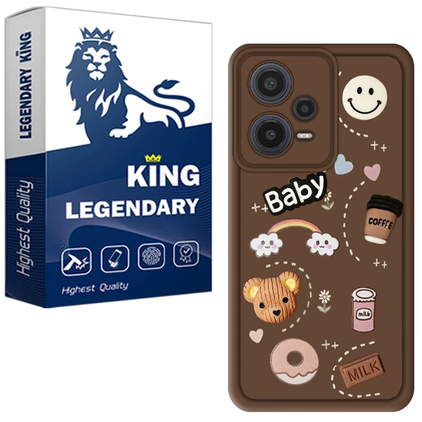 کاور لجندری کینگ مدل LG-Baby-21 مناسب برای گوشی موبایل شیائومی Redmi Note 12 Pro Plus 5G