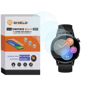 محافظ صفحه نمایش شیشه ای آلتیمیت شیلد مدل SH-UL مناسب برای ساعت هوشمند هوآوی GT3 42mm بسته سه عددی