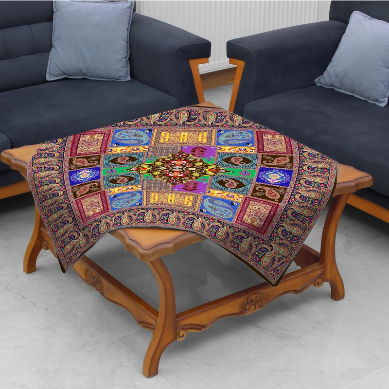 رومیزی طرح ترمه کد 9275.5