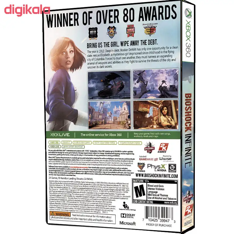 بازی BioShock Infinite مخصوص Xbox360