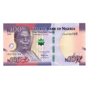 نقد و بررسی اسکناس تزیینی طرح کشور نیجریه مدل 100 نایرا unc توسط خریداران