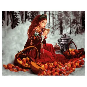 نخ و نقشه تابلوفرش مدل 2902