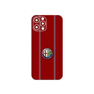 MAHOOT Alfa Romeo Cover Sticker for Apple iPhone 12 Pro Max