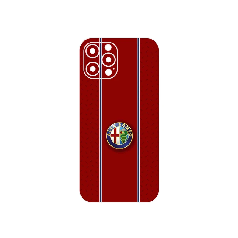 برچسب پوششی ماهوت مدل Alfa Romeo مناسب برای گوشی موبایل اپل iPhone 12 Pro Max