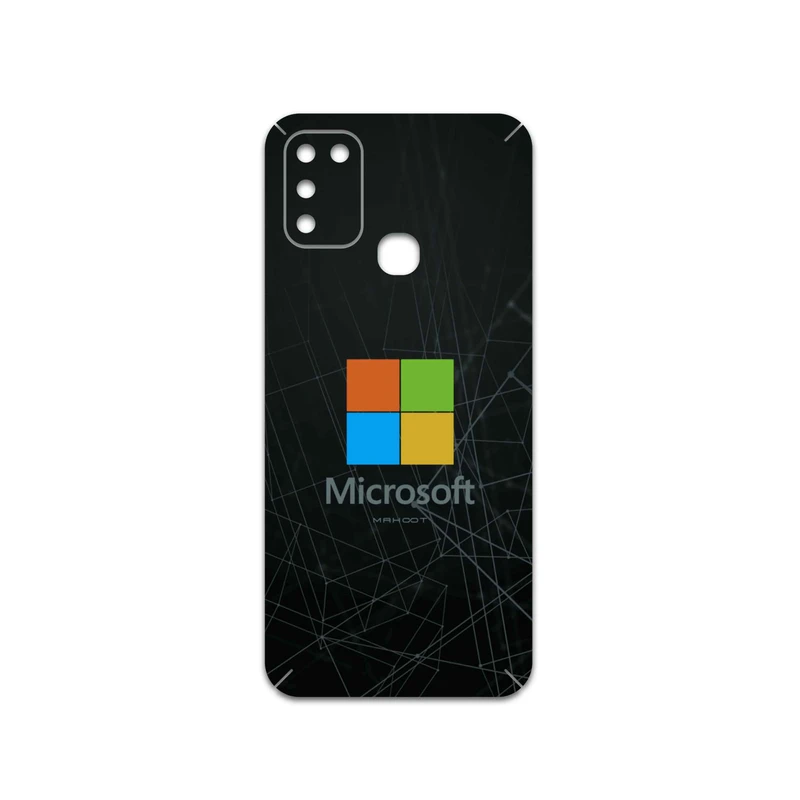 برچسب پوششی ماهوت مدل Microsoft-Logo مناسب برای گوشی موبایل اینفینیکس Hot 11 Play