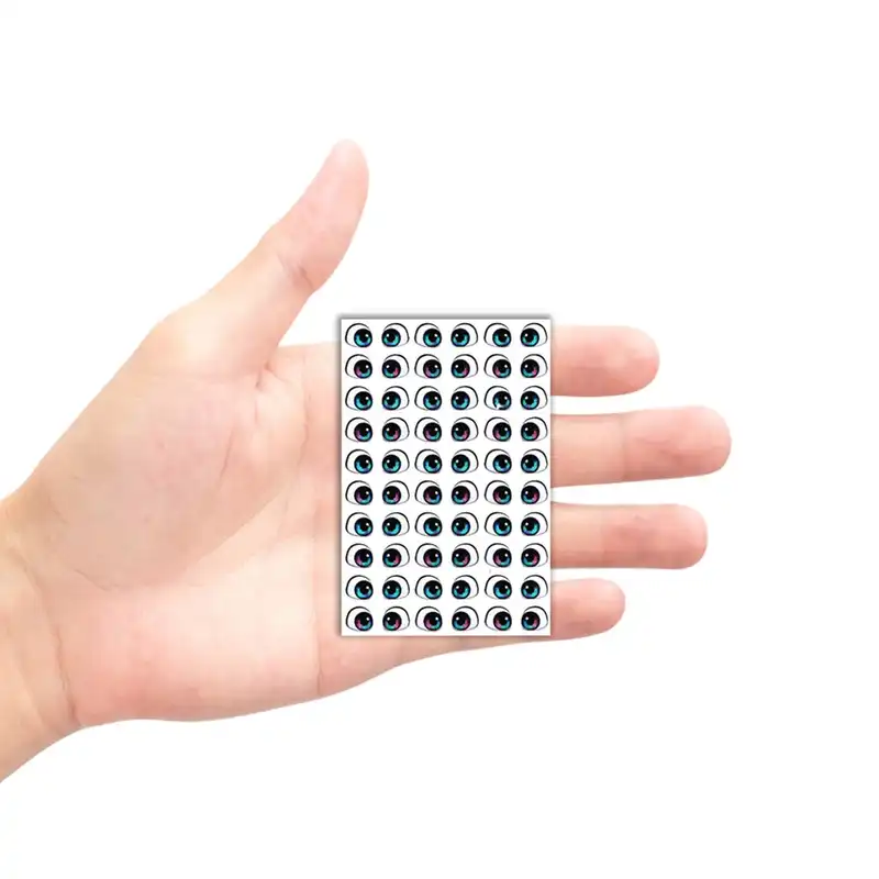 چشم عروسک مدل رزینی 6 میل کد 3 مجموعه 60 عددی