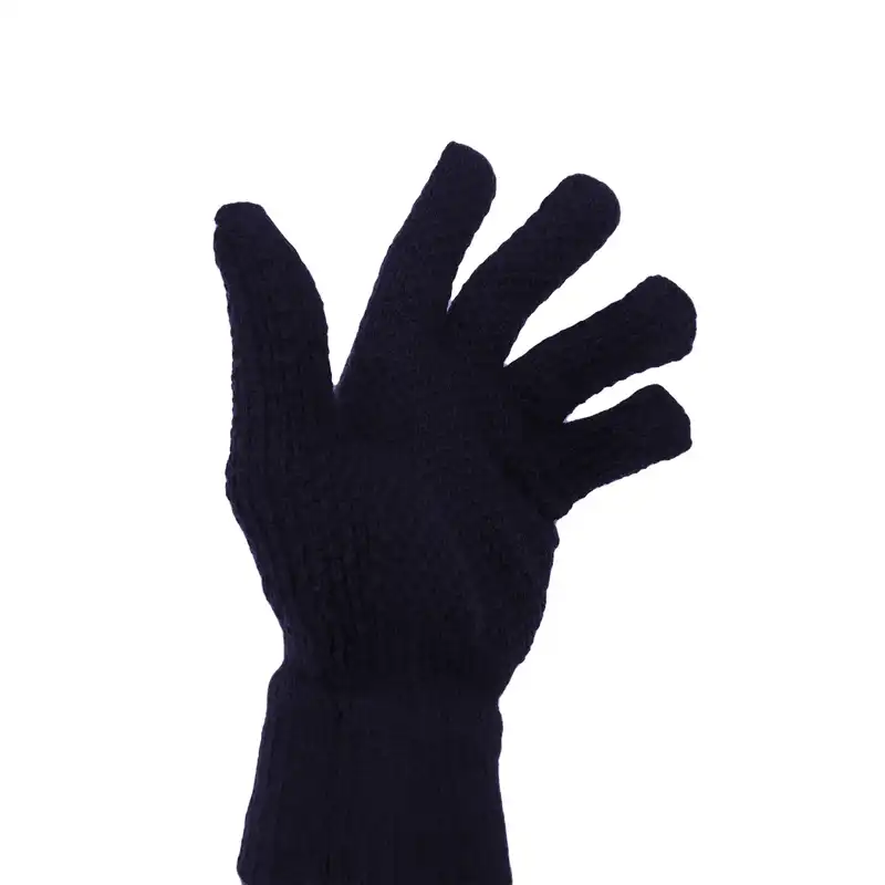 دستکش بافتنی مدل vintage رنگ سرمه ای