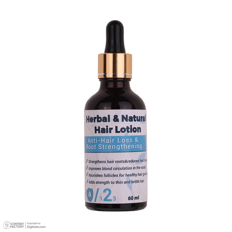 عکس شماره 8 : روغن-ریزش و تقویت کننده مو سر هربال مدل hn حجم 240 میلی لیتر بسته 5 عددی