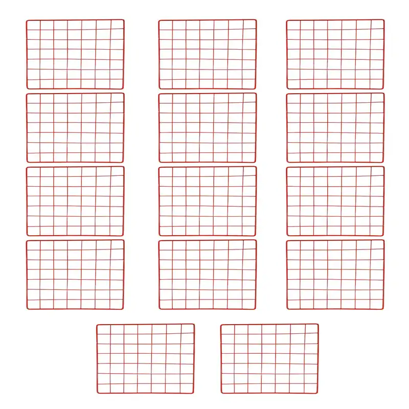 قفسه فلزی مدل مشبک بسته 14 عددی